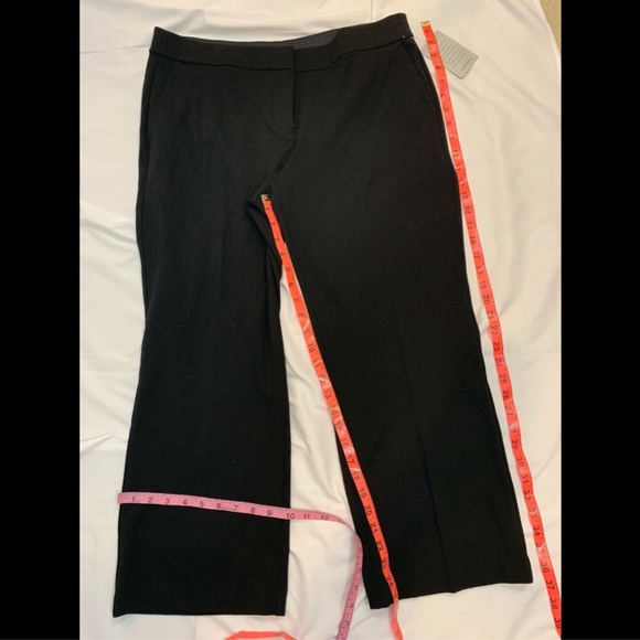 NEW $238 Eileen Fisher Crop Flare Leg Pants in‎ Black [SZ 14 ] - Picture 8 of 8